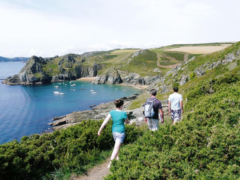 A Path with a view - Elender Cove and Gammon Head. Photographer Julie Collier.