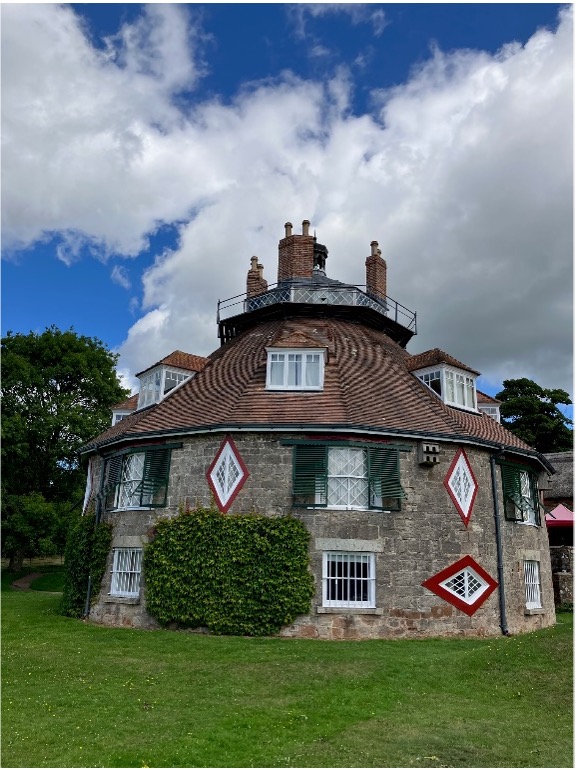 Photo: ‘A La Ronde’ – a beautiful ‘gentlewoman’s’ estate near Exmouth – now National Trust